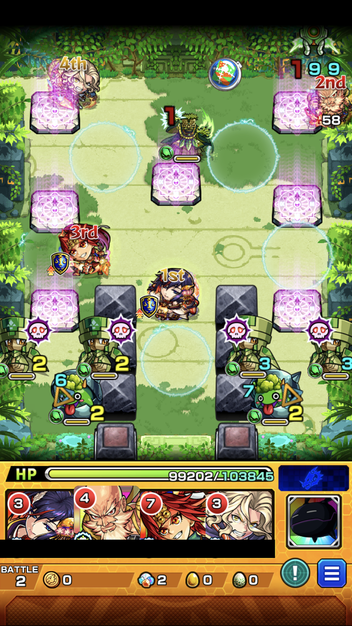 閑話 ３１０２ モンスト 未開の大地 拠点 38 ゲーム雑記