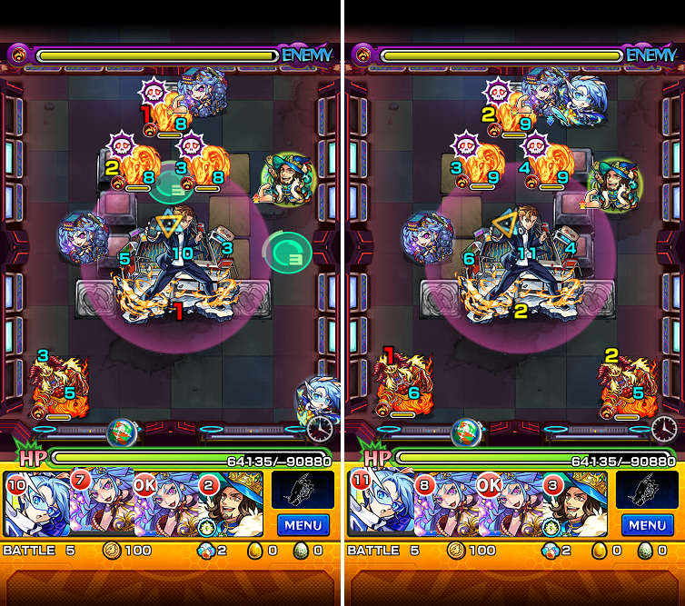 閑話 １０２４ モンスト アルカディア戦の弱点について 中ボス2 とか ゲーム雑記