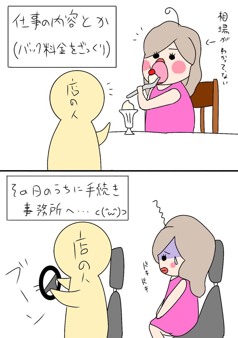 初めての風俗面接後 イラスト 18才になって4日目で風俗嬢になりました 初めての風俗面接後 イラスト 18才になって4日目で風俗嬢になりました