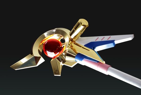 ムービック 魔法少女リリカルなのは　1/1レイジングハート箱入 魔法少女 ムービック リリカルなのは 1/1レイジングハート箱入