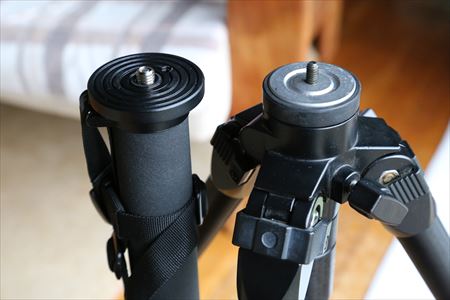 マンフロットのビデオ雲台 Mvh500ahをスリック三脚に装着するにはネジ変換が必要だった Goproとeosと旅行と釣りと 道楽ブログ