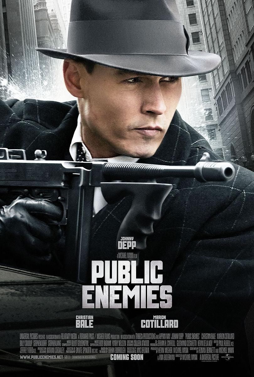 パブリック エネミーズ Public Enemies 映画 無料壁紙 無料映画壁紙 映画大好きありすの無料壁紙集