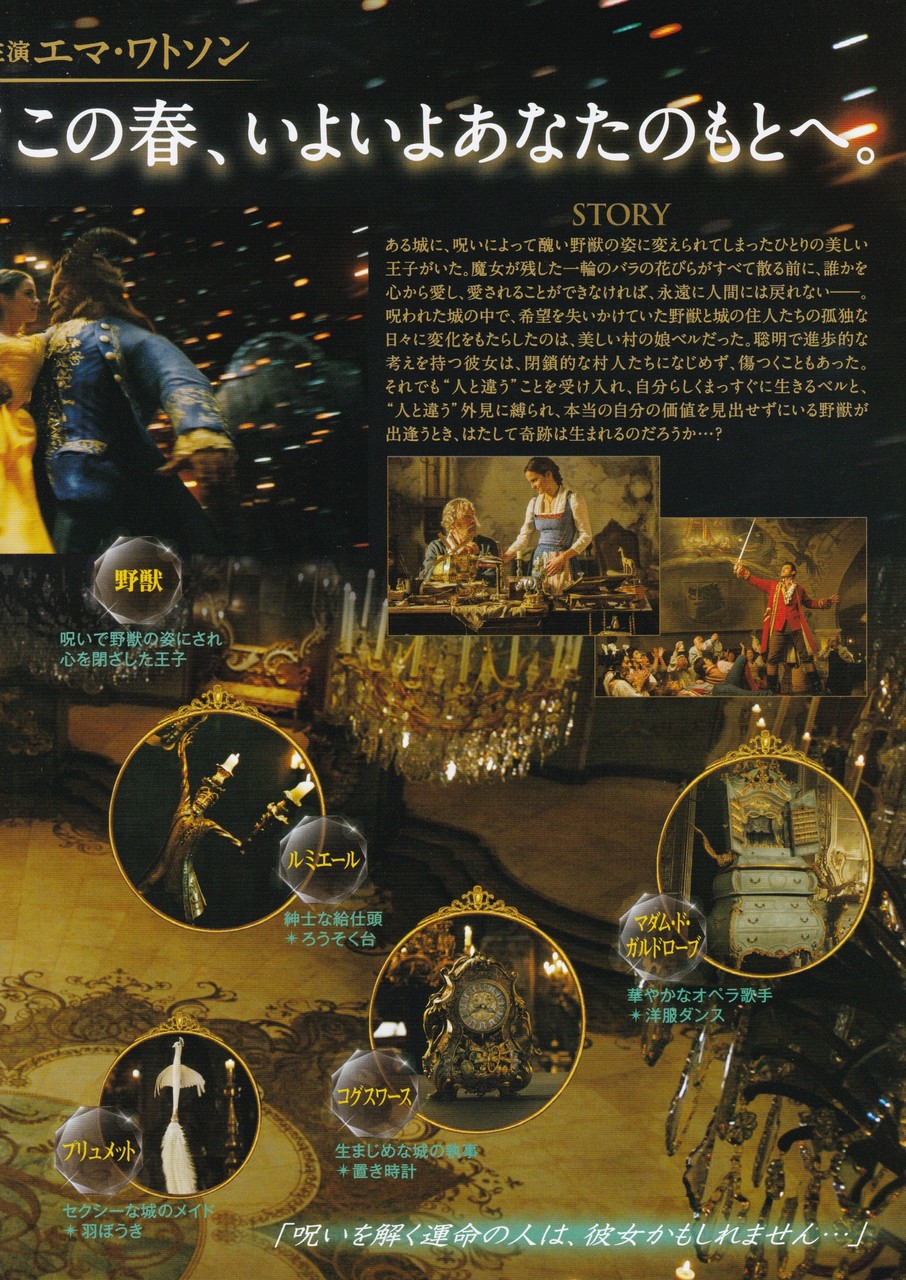 美女と野獣 映画チラシコレクション