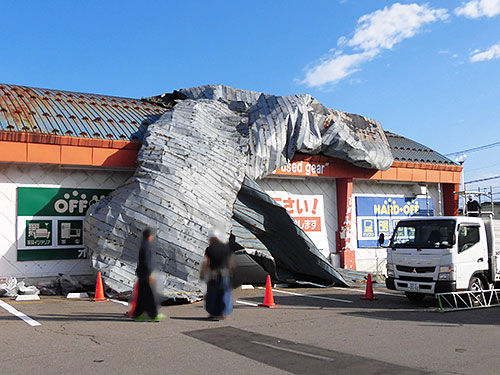 台風10号一過の函館 あなたは おもしろマガジン
