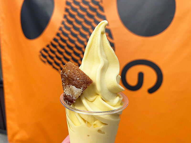 七飯町 たまご感、俄然強めなソフトクリーム！「小野養鶏場直営 里山楽