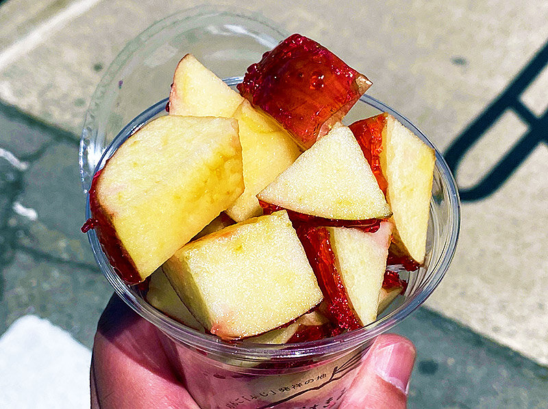 りんごあめ 藤崎町 美味しすぎるりんご飴2023！「ふじさきまちのりんごあめ