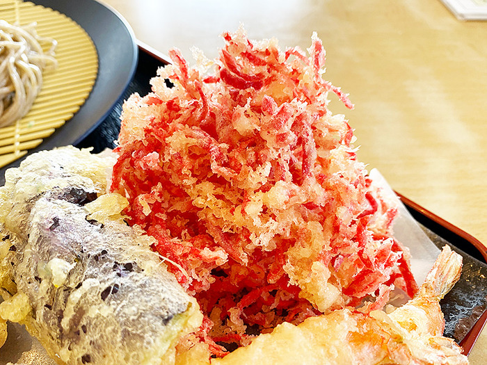 紅生姜の天ぷらって美味しいんだぜ！北斗市七重浜「北匠庵」