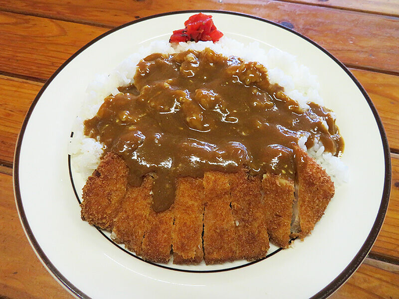 森町駒ヶ岳にある「ドライブイン水嶋」にてカツカレーをキメてきました