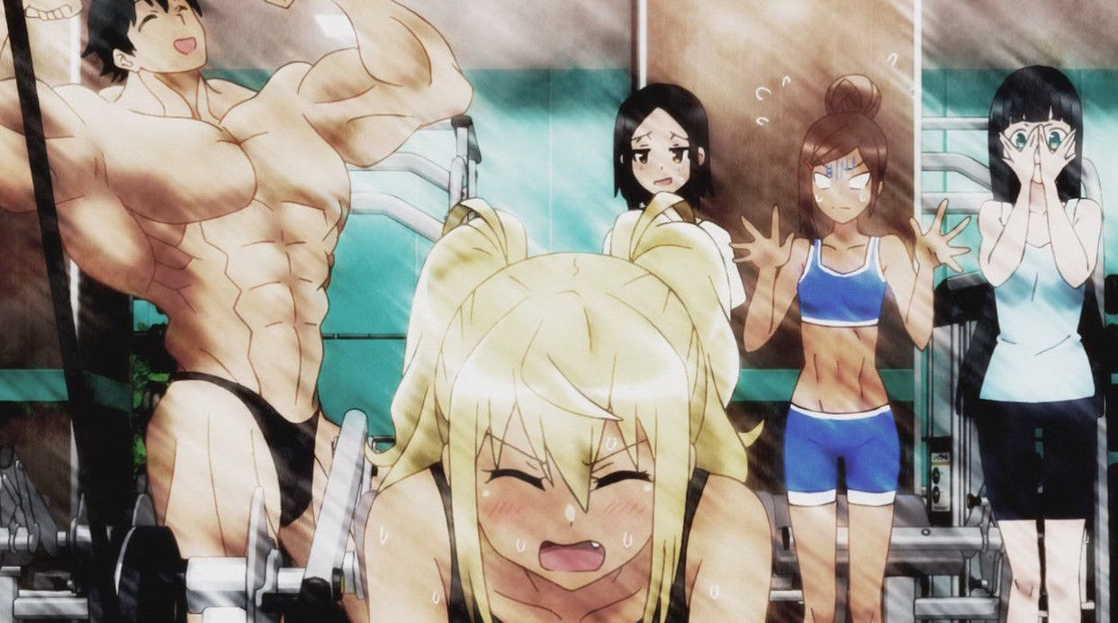 ダンベル何キロ持てる 5話感想 画像 体育祭 サウナ アニメのにゅーす