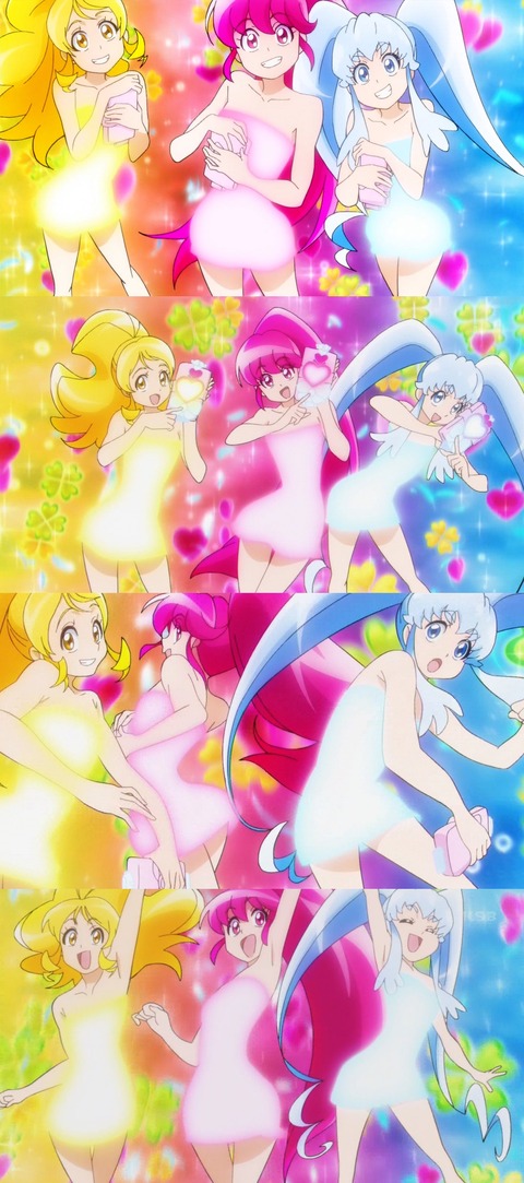 《プリキュア》のこの変身シーンってシリーズで一番セクシーなんじゃないか？