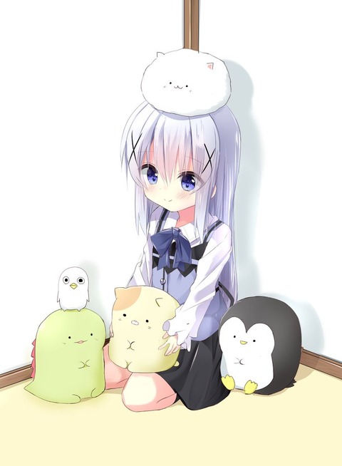 ごちうさ ぬいぐるみと一緒にいるチノちゃんって可愛いよね もゆげん 萌癒元