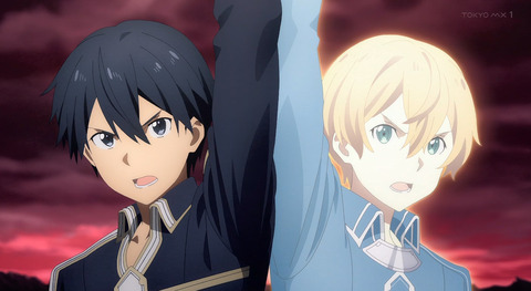 ソードアート オンライン アリシゼーション War Of Underworld 最終章 2ndクール 19話感想 画像 やっぱりキリトは二刀流が一番 もゆげん 萌癒元