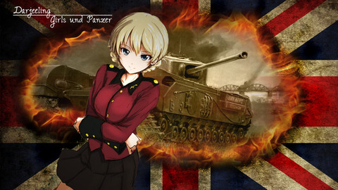 girls_und_panzer_wallpaper___darjeeling_by_deathvoltz-d9ozrzi