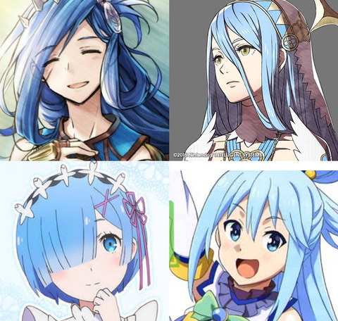 青髪キャラといえば儚くもか弱い清楚系のヒロインだよね もゆげん 萌癒元