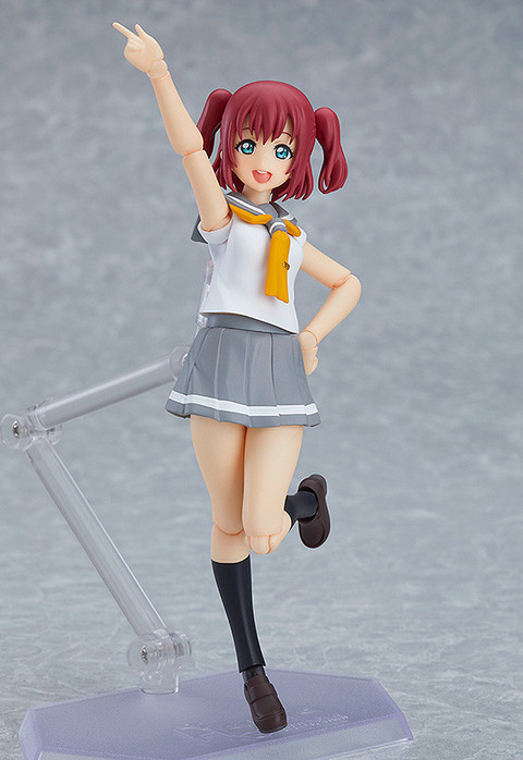 《ラブライブ！》figma「黒澤ルビィ」予約開始！「通学かばん」にくわえ、劇中で千歌達に釣られた「アメ」も付属