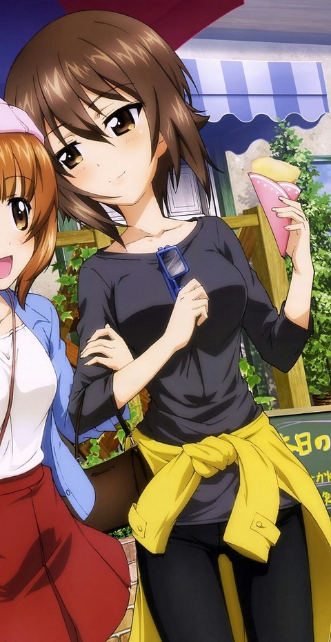 ガルパン 西住まほちゃんって服装のセンスが絶望的なのが可愛いよね もゆげん 萌癒元