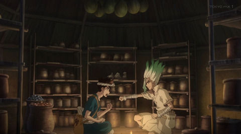 Dr Stone ドクターストーン 7話感想 画像 千空とクロムの出会い もゆげん 萌癒元 Dr Stone ドクターストーン 7話感想 画像 千空とクロムの出会い もゆげん 萌癒元