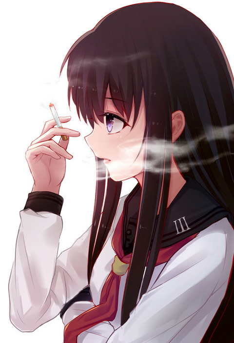 煙草を吸う女キャラって最高にいいよな もゆげん 萌癒元
