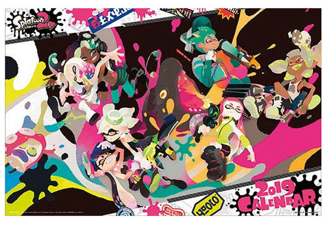 「スプラトゥーン2 2019年カレンダー」予約開始！10月27日発売！！！