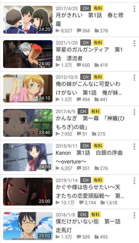 画像 みんなにオススメされたアニメ片っ端からマイリストに入れたんやが もゆげん 萌癒元 画像 みんなにオススメされたアニメ片っ端からマイリストに入れたんやが もゆげん 萌癒元