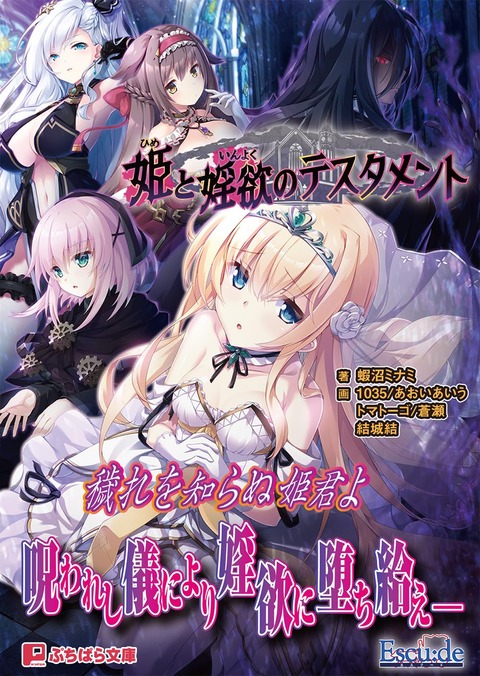 ラノベ「姫と婬欲のテスタメント」予約開始！恥辱と獣欲に満ちた婬欲の儀が幕を開ける