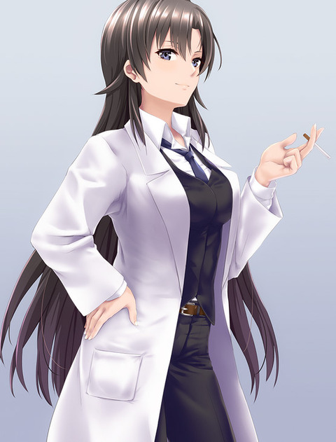 煙草を吸う女キャラって最高にいいよな もゆげん 萌癒元