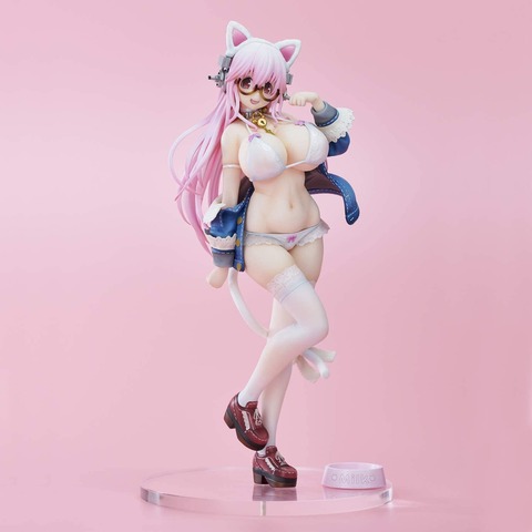 フィギュア「すーぱーそに子 White cat ver.」予約開始！わがままボディを見せつけちゃいます