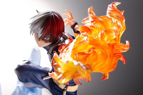 僕のヒーローアカデミア フィギュア 轟 焦凍 Ver 2 予約開始 個性 半冷半燃を自在に操り戦う一瞬を切り取ったポージング もゆげん 萌癒元