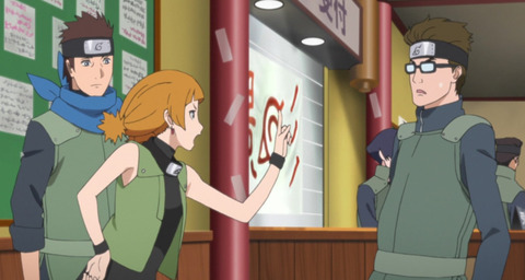 Boruto ボルト 50話感想 画像 木の葉丸の同期集結 酔ったハナビちゃんかわいいな もゆげん 萌癒元