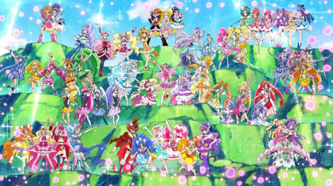 《HUGっと！プリキュア》37話感想・画像 歴代プリキュアの想いを受け継いでプリキュア・オール・フォーユー