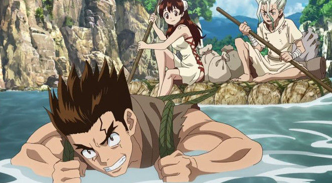Dr Stone ドクターストーン 3話感想 画像 武器作りへと話は進化 アニメのにゅーす Dr Stone ドクターストーン 3話感想 画像 武器作りへと話は進化 アニメのにゅーす