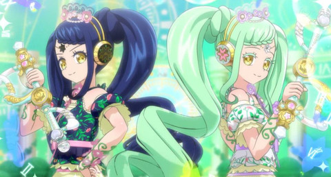 アイドルタイムプリパラ 46話感想 画像 ファララとガァララでライブ やっぱり対になる歌だった もゆげん 萌癒元