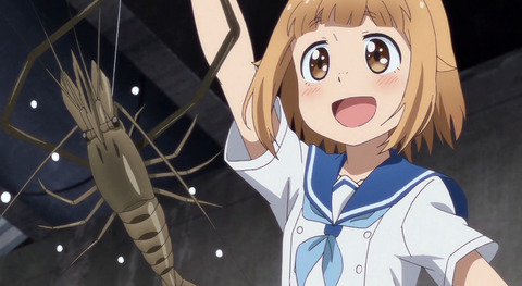 放課後ていぼう日誌 8話感想 画像 雨の日にテナガエビを釣って美味しく食べよう ていぼう8話 アニメ特化アンテナ