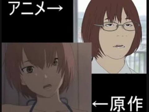 【画像】原作と絵柄違いすぎるアニメ