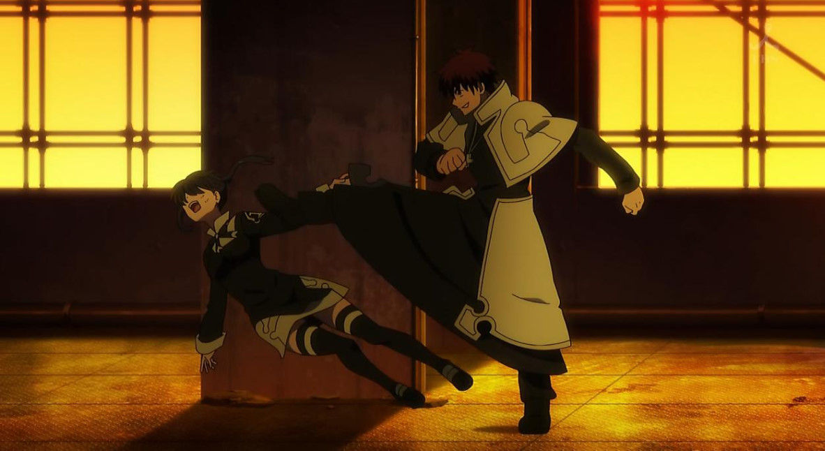 炎炎ノ消防隊 8話感想 画像 こんな熱血があってたまるか アニメのにゅーす