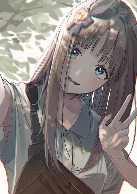 画像 ウマ娘 グラスワンダーちゃんがこっちを見てるよ 可愛いよ もゆげん 萌癒元