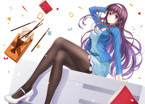 画像 冴えカノ 霞ヶ丘詩羽先輩みたいな先輩が欲しかった もゆげん 萌癒元