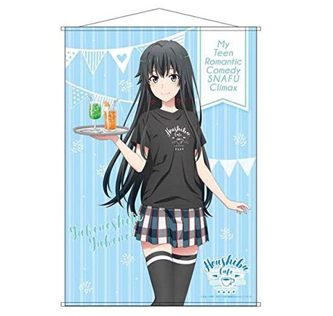 《俺ガイル》B2タペストリー「雪乃」「結衣」「いろは」カフェ ver.予約開始！2月28日発売！！！