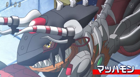 デジモンアドベンチャー 45話感想 画像 遂に究極進化メタルガルルモン もゆげん 萌癒元