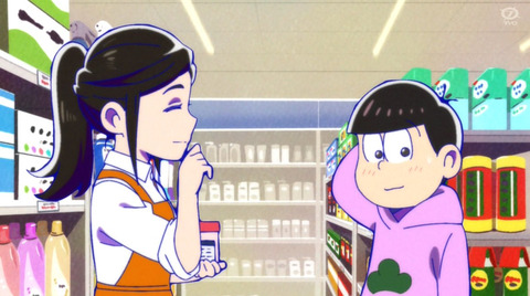 おそ松さん 3期 5話感想 画像 店員さんのおつり渡しで好きになる もゆげん 萌癒元
