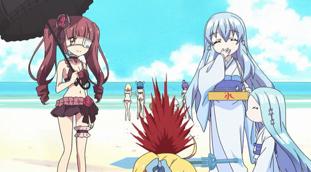 邪神ちゃんドロップキック 2期 4話感想 画像 水着回からの新キャラ登場 邪神ちゃん2期4話 アニメのにゅーす