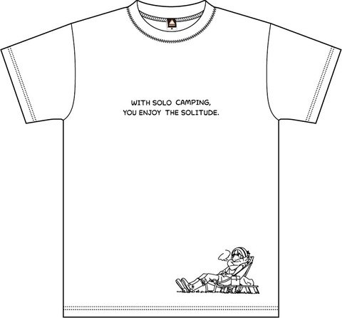 「ゆるキャン△ LONELINESS IS DELIGHT Tシャツ」予約開始！自然に着合わせやすく、野外活動や普段使いに重宝する定番アイテムです