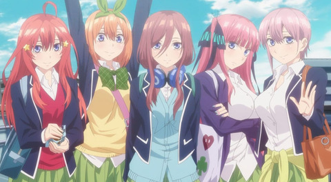 五等分の花嫁 12話 最終回 感想 画像 まさしくマガジン原作のラブコメらしい作品だった もゆげん 萌癒元