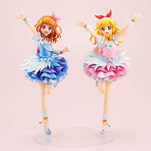 《アイカツ》フィギュア「星宮いちご＆大空あかり コスモス Ver.」予約開始！ドレスの細かな装飾も丁寧に造形