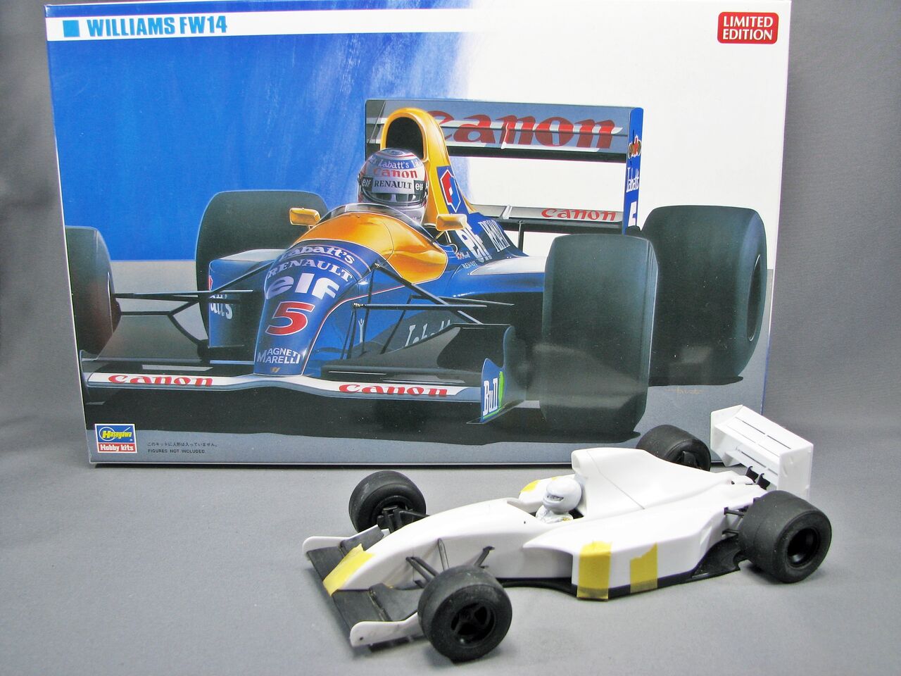 HASEGAWA 1/24 WILLIAMS FW14 その1 : 大惨事模型道