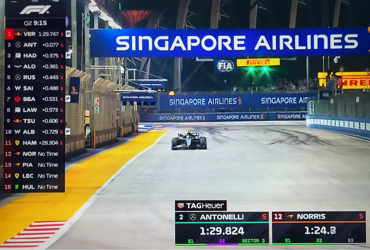 F1第18戦 シンガポールGP予選 : F1 えきぞーすとのーと