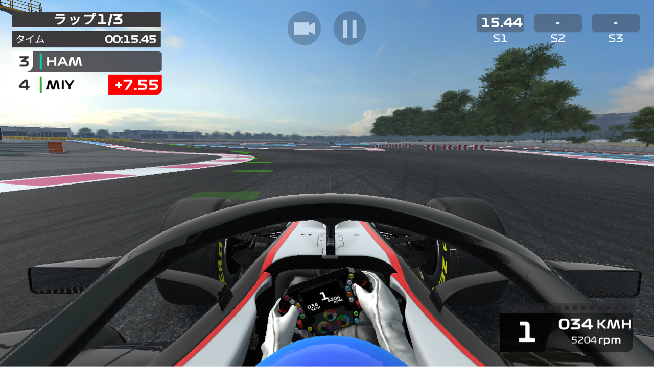 フランスgpをゲームで走ってみよう F1 えきぞーすとのーと