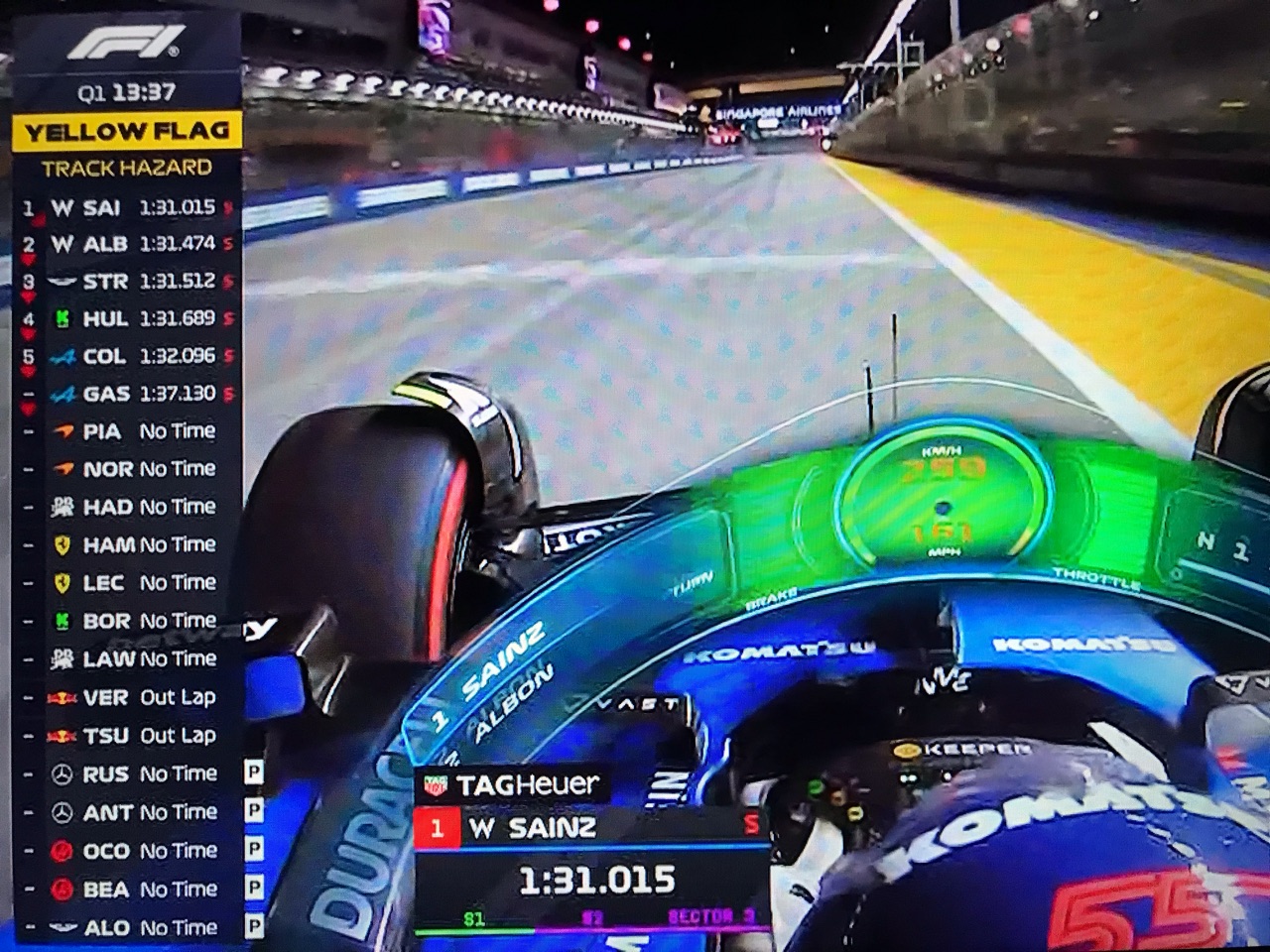 F1第18戦 シンガポールGP予選 : F1 えきぞーすとのーと