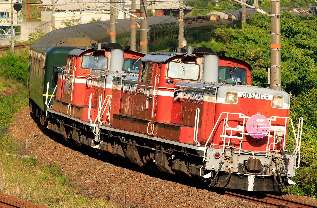 鉄道 デジ 写真 画像 みずみずし DD51 トワイライトエクスプレス 鉄道 デジ 写真 画像 みずみずし DD51 トワイライトエクスプレス