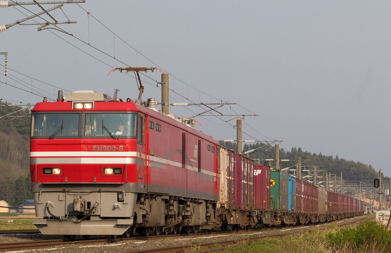 津軽線中小国信号所にてeh800貨物等を撮影 R Stationぶろぐ